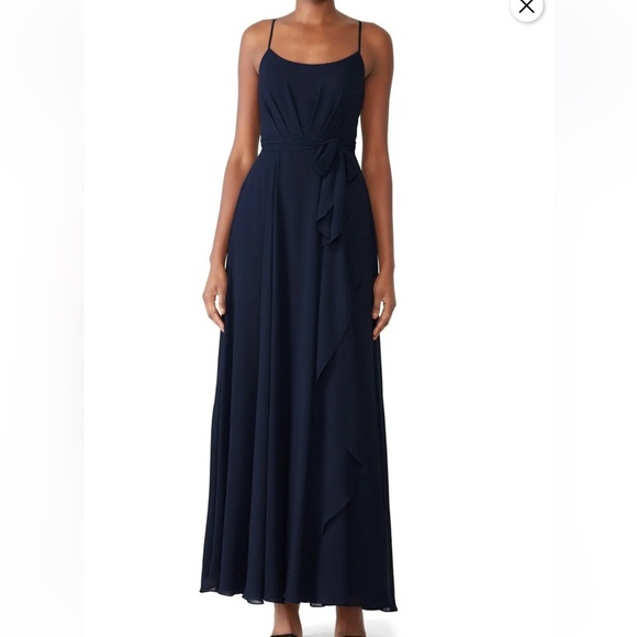 Amsale Dresses & Skirts - Amsale Navy Campbell Gown
